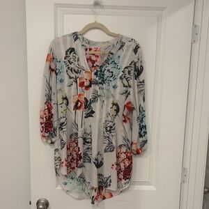 Lane Bryant Multicolor Floral Blouse